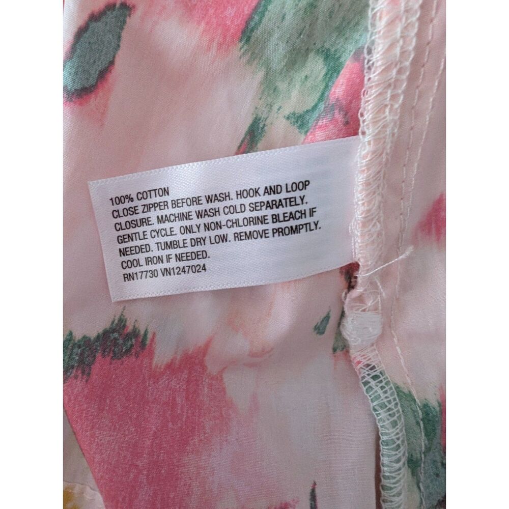 A New Day Women's Corset Mini A-Line Dress Pink Floral Size 10 - Picture 9 of 9